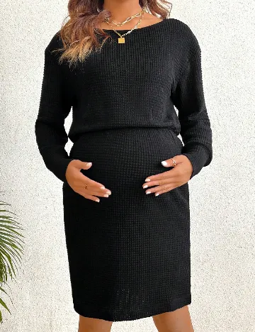 Rochie scurta SHEIN Maternity, negru