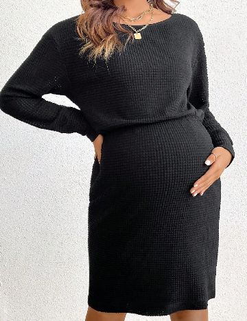 Rochie scurta SHEIN Maternity, negru