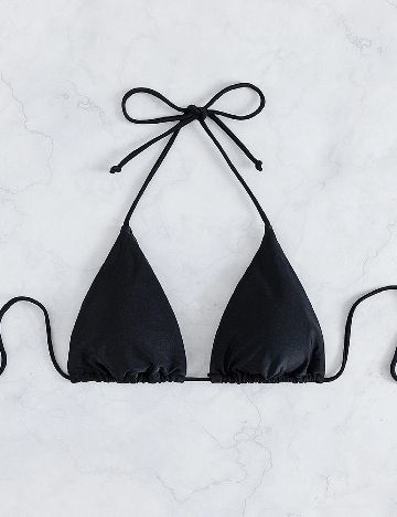 Sutien de baie SHEIN, negru