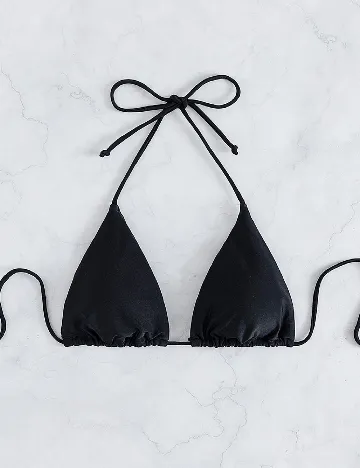 Sutien de baie SHEIN, negru