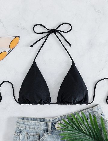 Sutien de baie SHEIN, negru