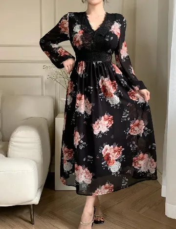 Rochie medie Dazy, negru