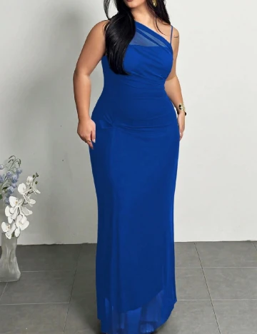 Rochie lunga SHEIN CURVE, albastru