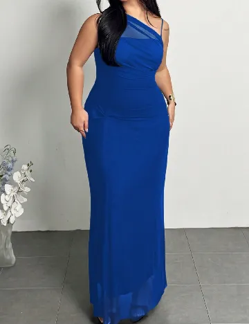 Rochie lunga SHEIN CURVE, albastru