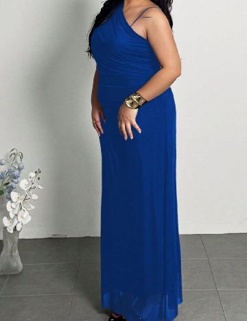 Rochie lunga SHEIN CURVE, albastru