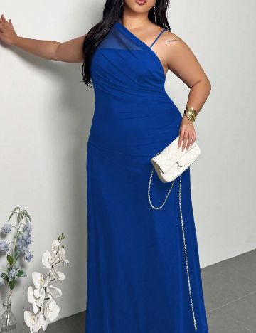 Rochie lunga SHEIN CURVE, albastru