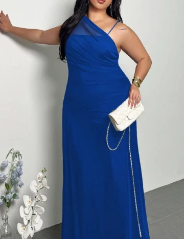 Rochie lunga SHEIN CURVE, albastru