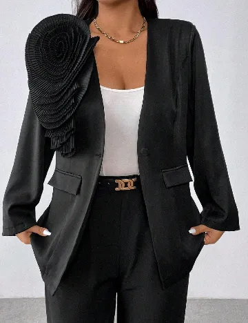 Sacou SHEIN CURVE, negru