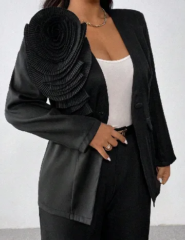 Sacou SHEIN CURVE, negru