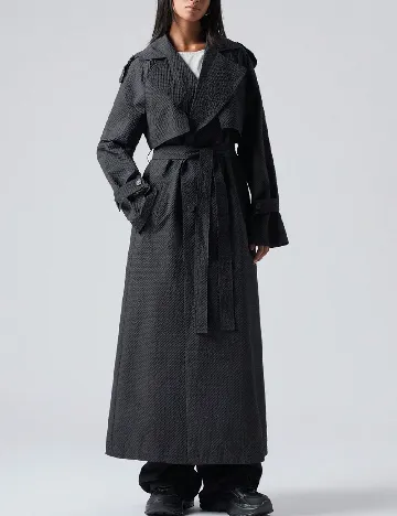 Trench SHEIN, negru