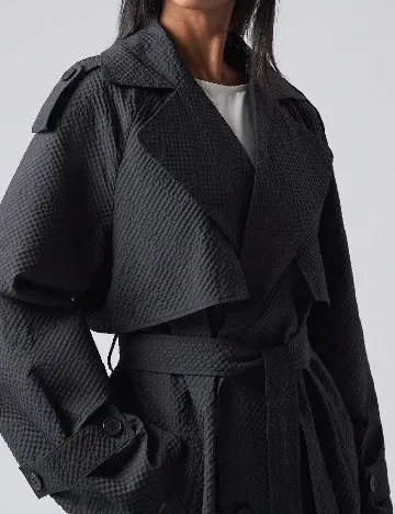 Trench SHEIN, negru