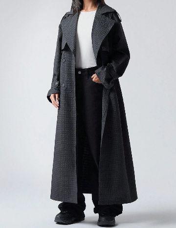 Trench SHEIN, negru