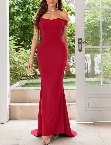 Rochie lunga SHEIN, rosu