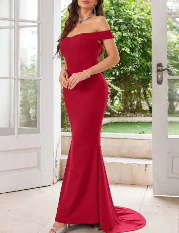 Rochie lunga SHEIN, rosu