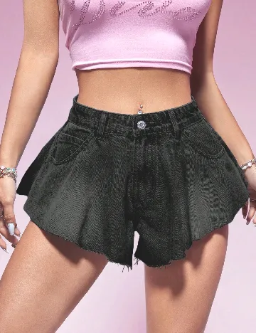 Pantaloni scurti SHEIN, gri inchis