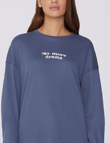 Bluza de pijama Tezenis, albastru