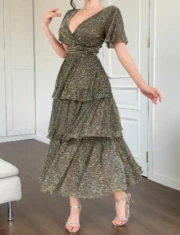 Rochie medie SHEIN, verde