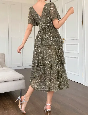 Rochie medie SHEIN, verde