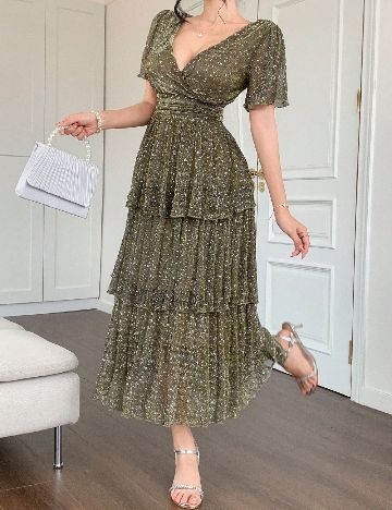 Rochie medie SHEIN, verde