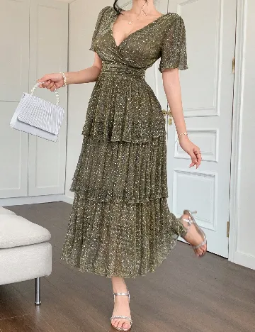 Rochie medie SHEIN, verde