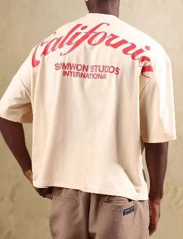 Tricou SUMWON, crem