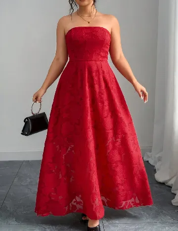 Rochie lunga SHEIN CURVE, rosu