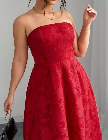 Rochie lunga SHEIN CURVE, rosu