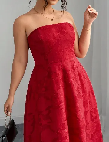 Rochie lunga SHEIN CURVE, rosu