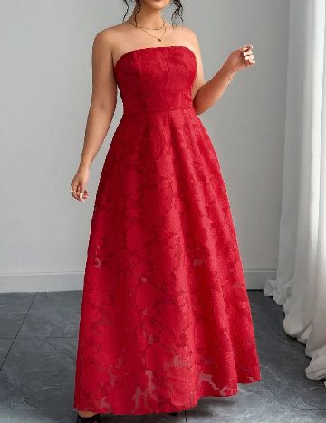 Rochie lunga SHEIN CURVE, rosu