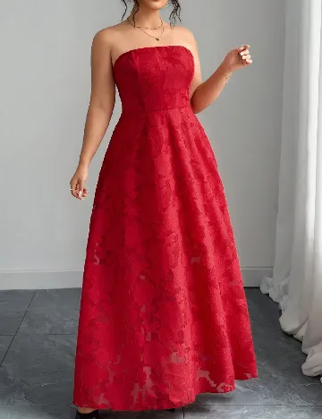 Rochie lunga SHEIN CURVE, rosu