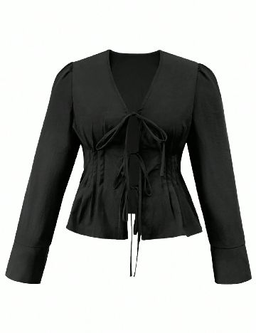 Bluza SHEIN CURVE, negru