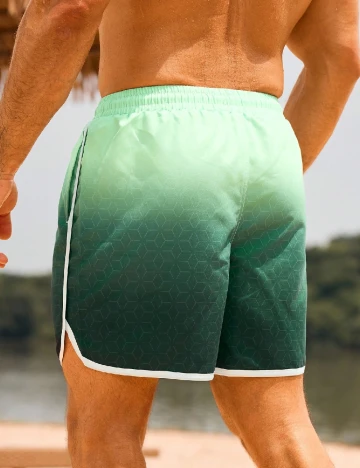 Short de baie SHEIN, verde