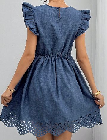 Rochie scurta SHEIN Maternity, albastru