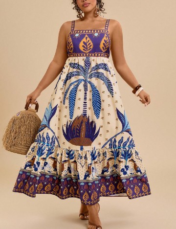 Rochie medie SHEIN CURVE, mix culori