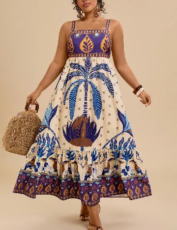 Rochie medie SHEIN CURVE, mix culori