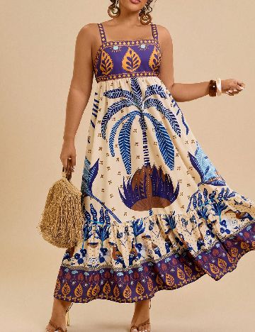 Rochie medie SHEIN CURVE, mix culori