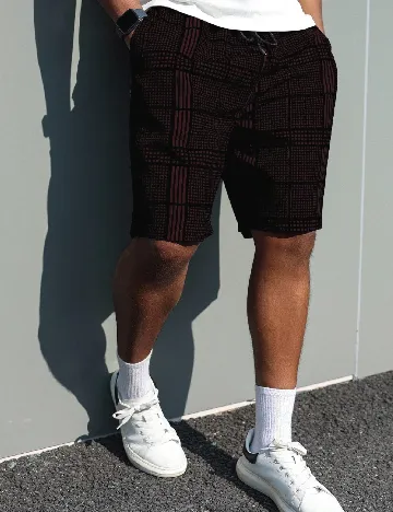 Pantaloni SHEIN Plus Size Men, negru