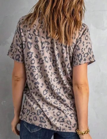 Tricou SHEIN CURVE, animal print