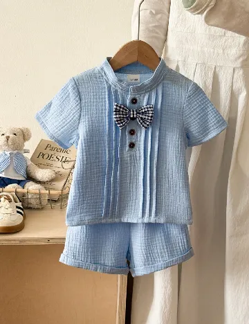 Compleu Shein Kids, albastru