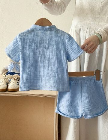 Compleu Shein Kids, albastru