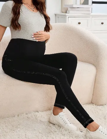 Pantaloni SHEIN Maternity, negru
