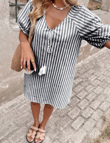 Rochie scurta SHEIN, gri