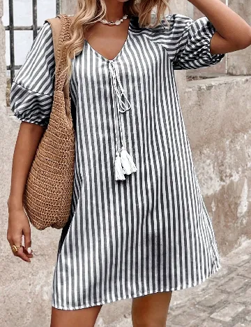 Rochie scurta SHEIN, gri