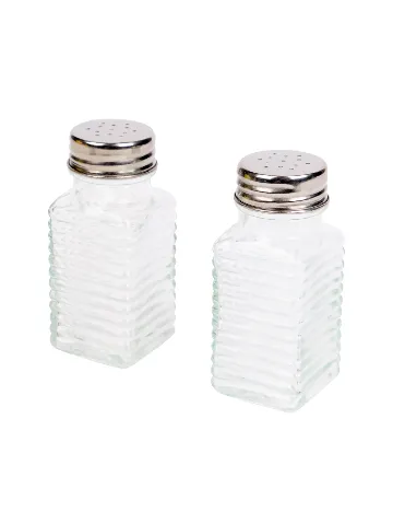 Set recipiente sare si piper 2 bucati A.I.&E., transparent