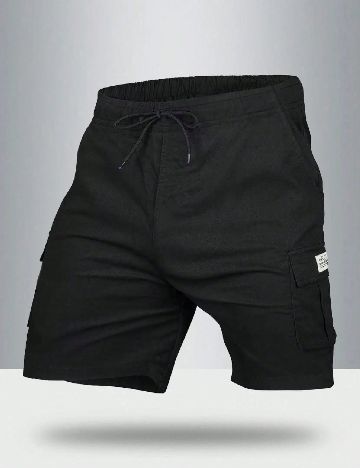 Pantaloni scurti SHEIN, negru