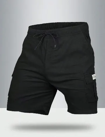 Pantaloni scurti SHEIN, negru