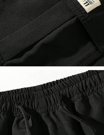 Pantaloni scurti SHEIN, negru
