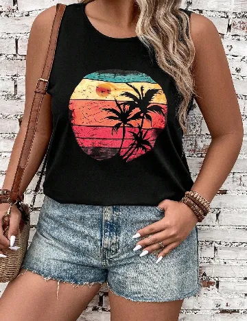 Maiou SHEIN CURVE, negru