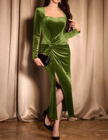 Rochie medie SHEIN, verde