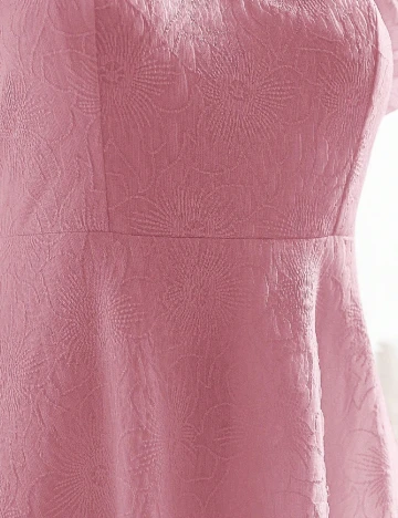 Rochie scurta SHEIN CURVE, roz